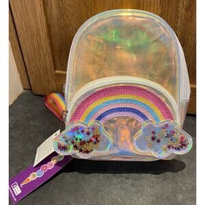NWT Girls Backpack Ice cream Rainbow Small